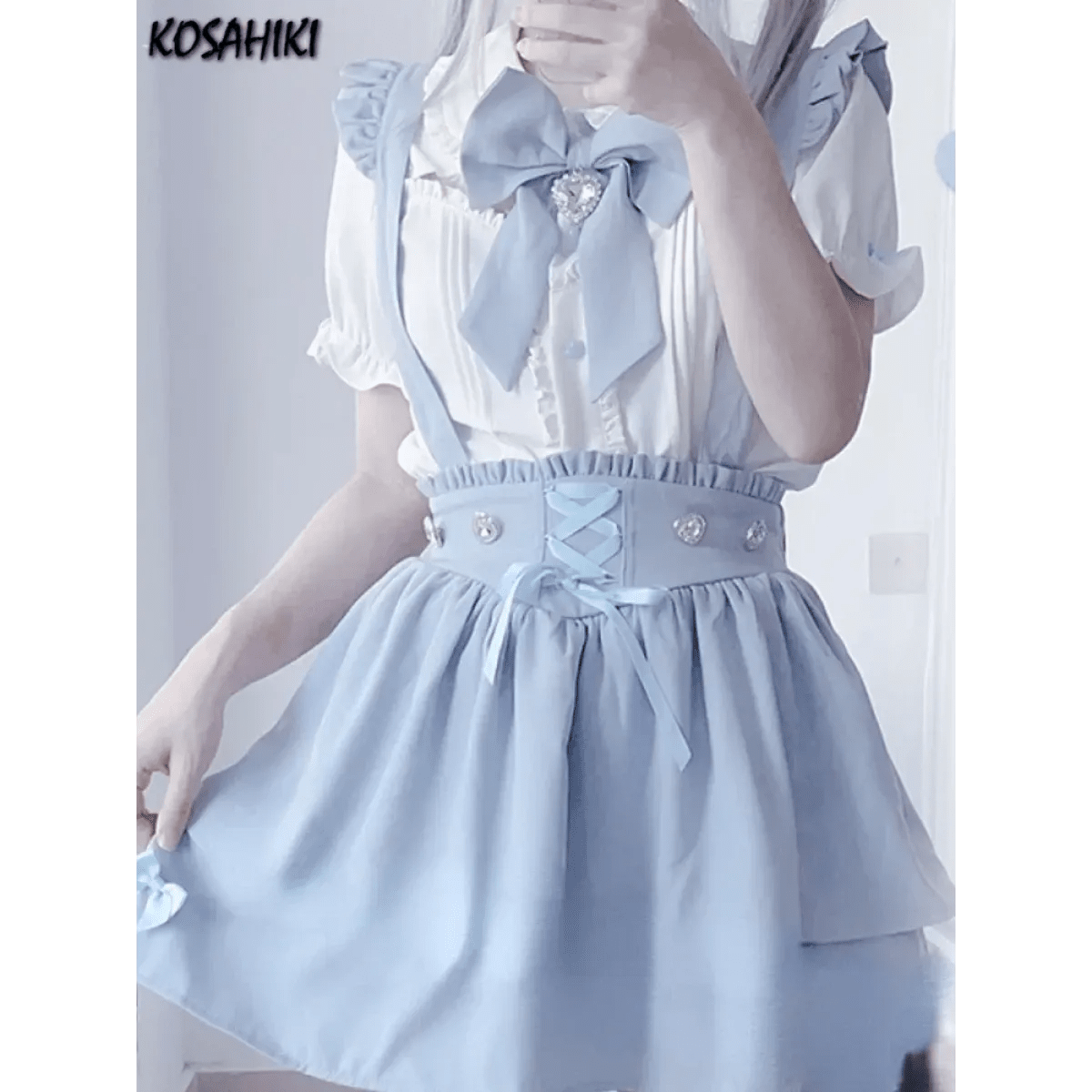 Sweet Fairy Kei Ribbon Blouse - Pendo Store