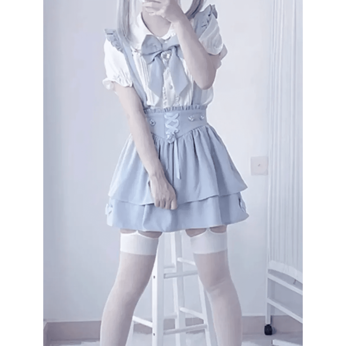 Sweet Fairy Kei Ribbon Blouse - Pendo Store
