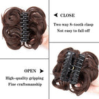 Synthetic Women's Hair Bun Bands Short Curly Chignon Hairpins Claw In Hairpieces for Fake False Hair Scrunchy Black Brown Wigs For Black Women Cosplay Wigs For Women