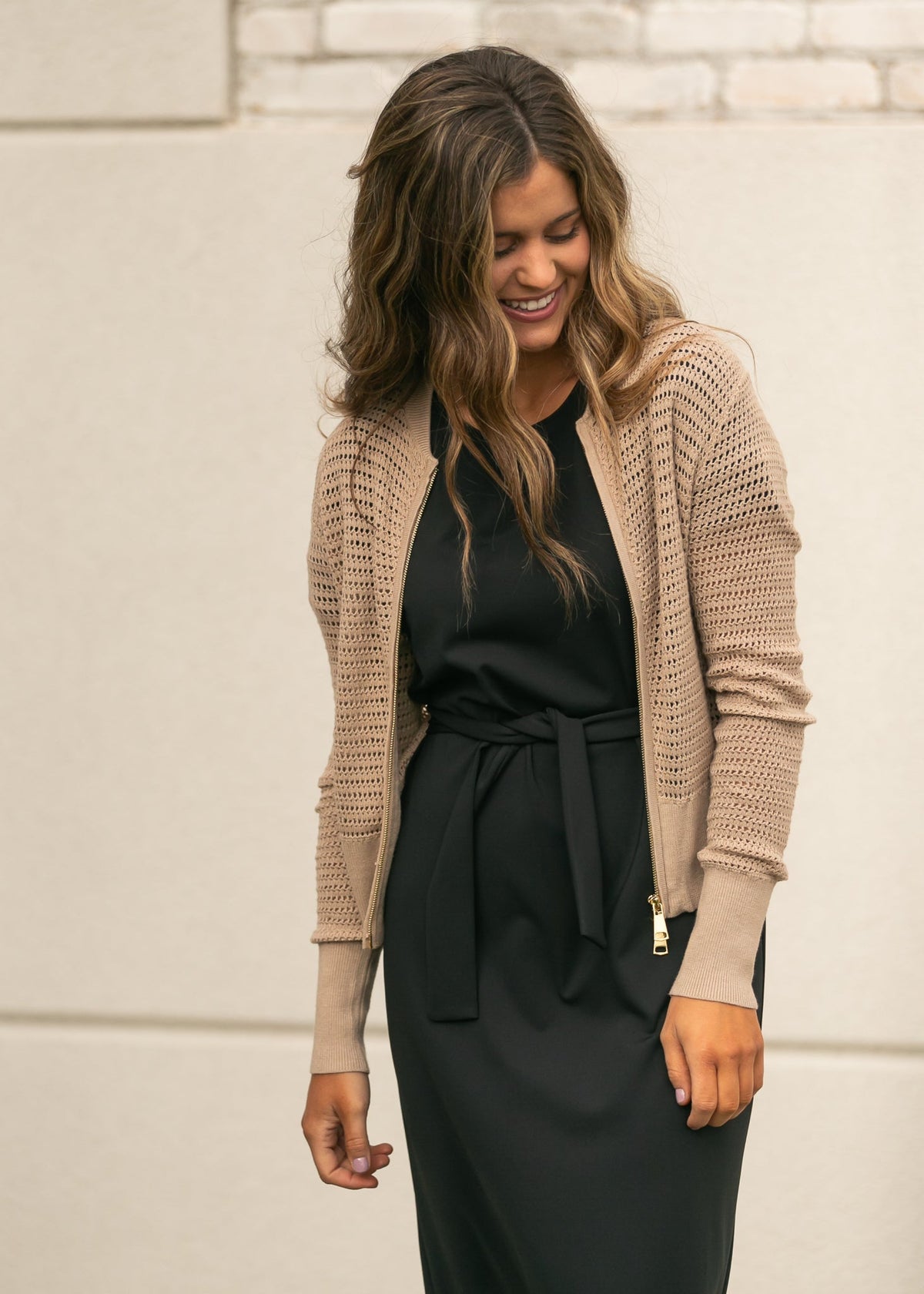 Tate Crochet Open Knit Cardigan - Pendo Store