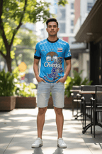 Thailand National Elephant Thai Pattern Football Jersey T-Shirt Men Women Unisex Country Pride Graphic Tee Summer outdoors - Pendo Store