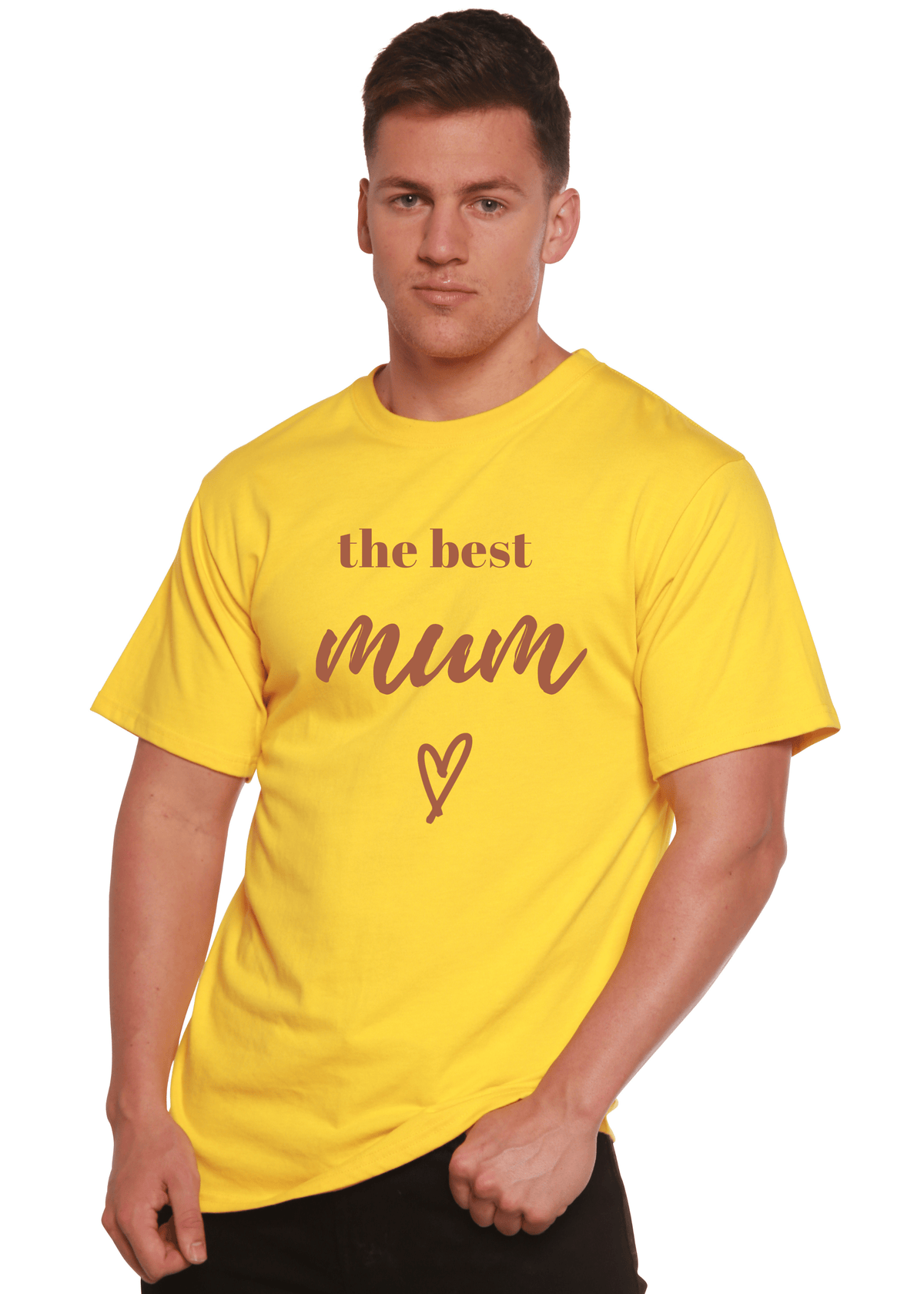 The Best Mum Unisex Bamboo Viscose/Organic Cotton Short Sleeve Graphic T-Shirt - Pendo Store