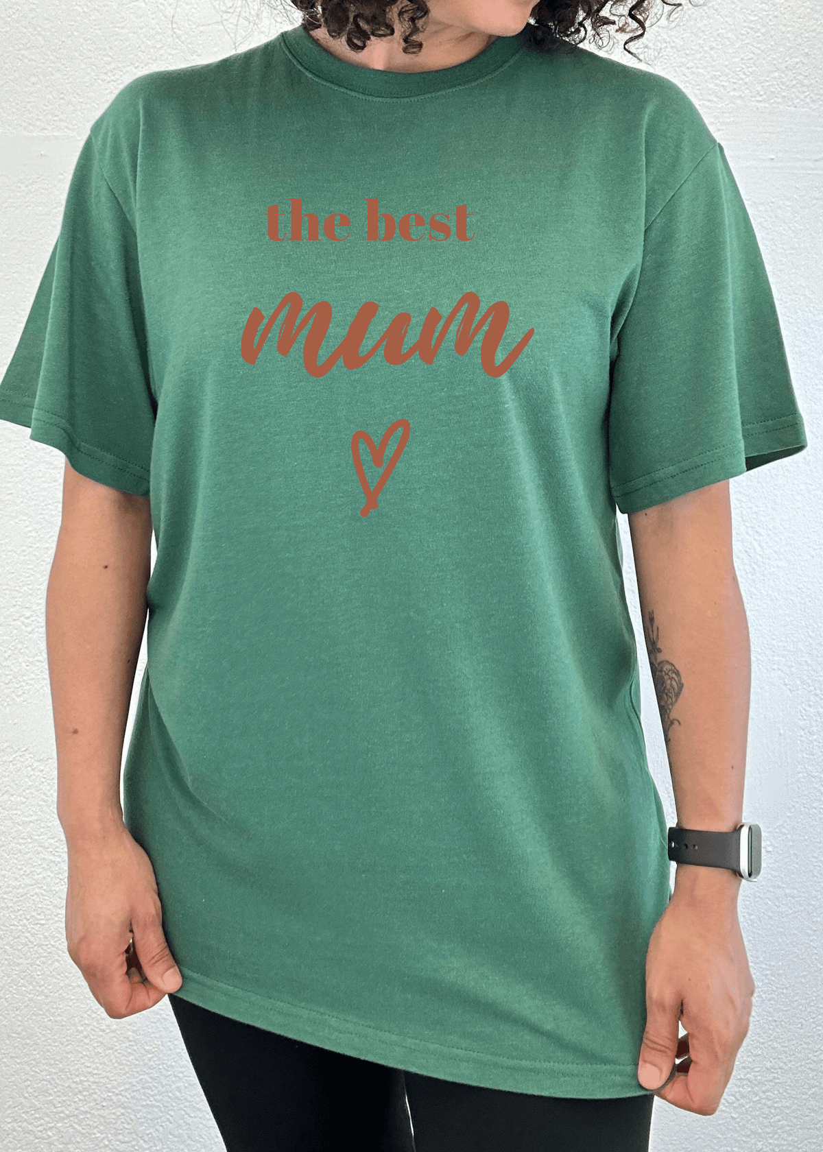 The Best Mum Unisex Bamboo Viscose/Organic Cotton Short Sleeve Graphic T-Shirt - Pendo Store