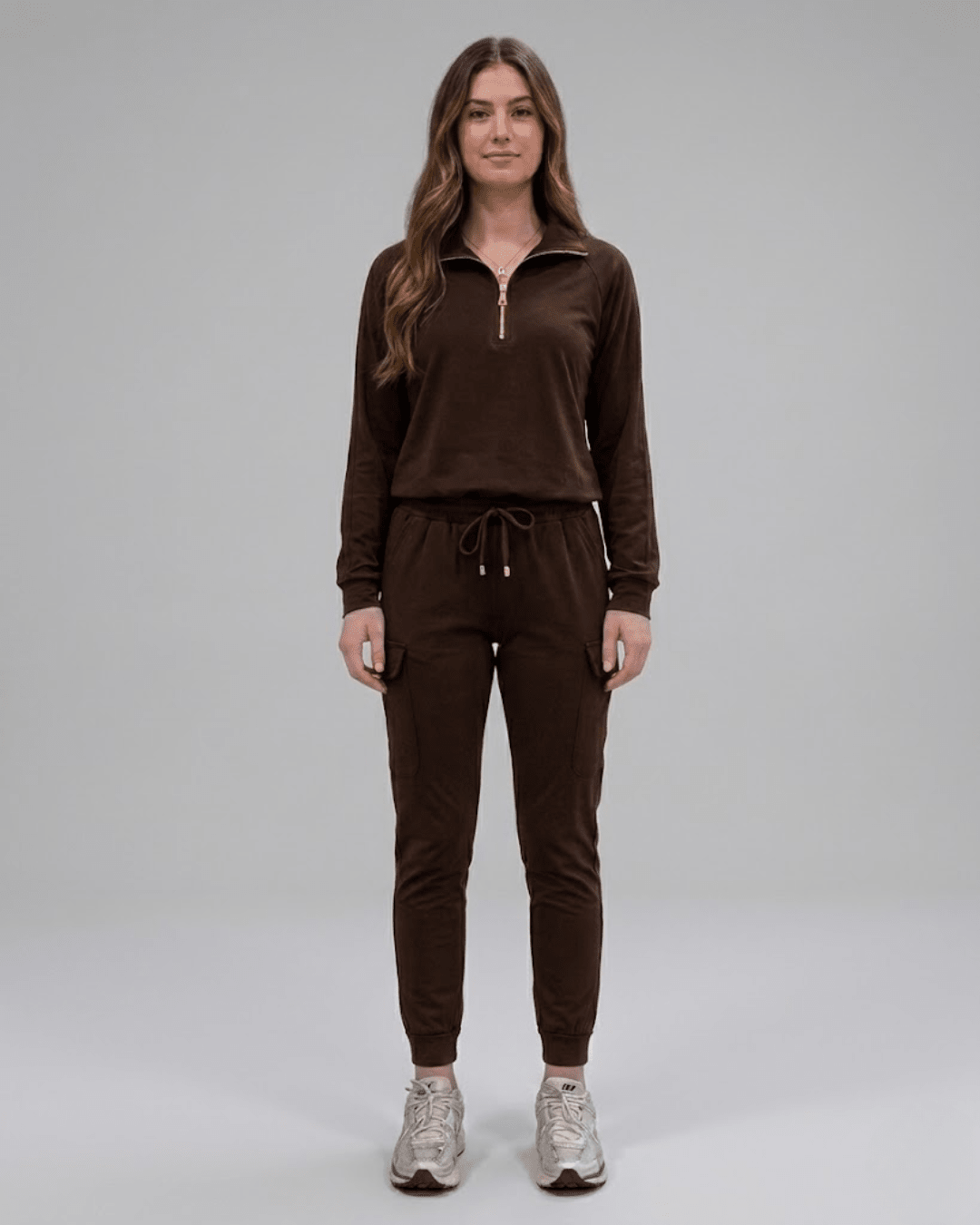 The Long Sleeve Essential Pullover - Espresso - Pendo Store