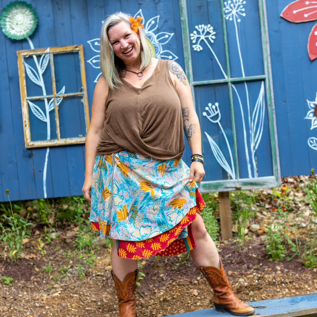 The Original Sari Wrap Skirt - Pendo Store