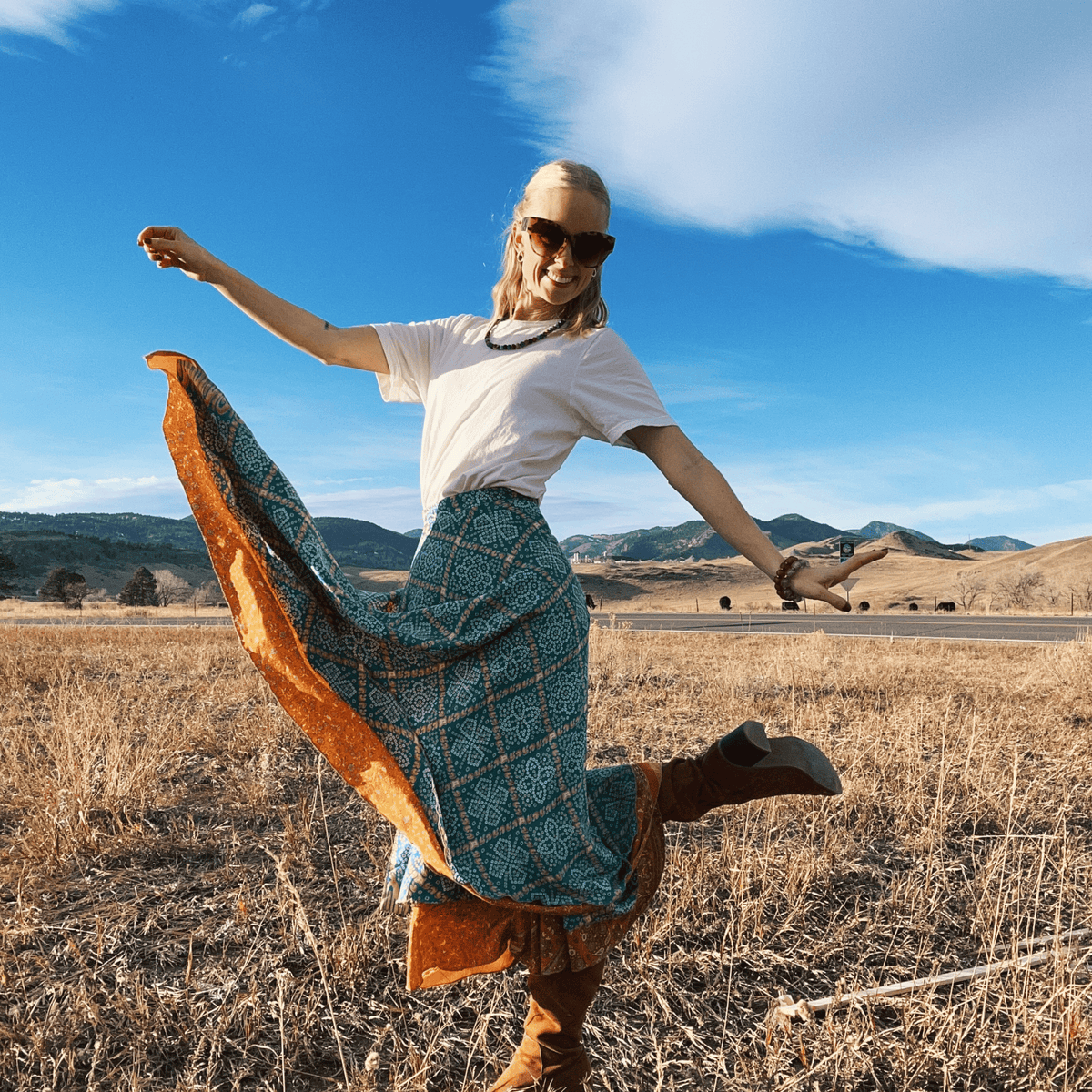 The Original Sari Wrap Skirt - Pendo Store