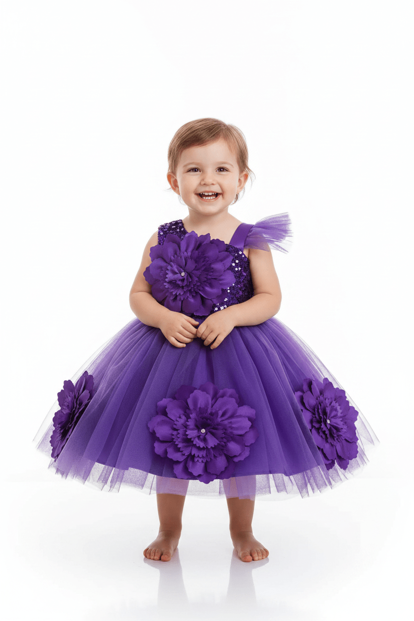 Toddler & Little Girls Birthday & Party Butterfly Dress - Pendo Store