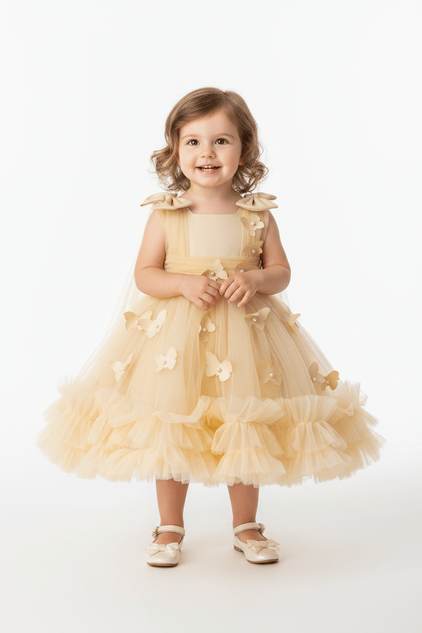 Toddler & Little Girls Birthday & Party Butterfly Dress - Pendo Store