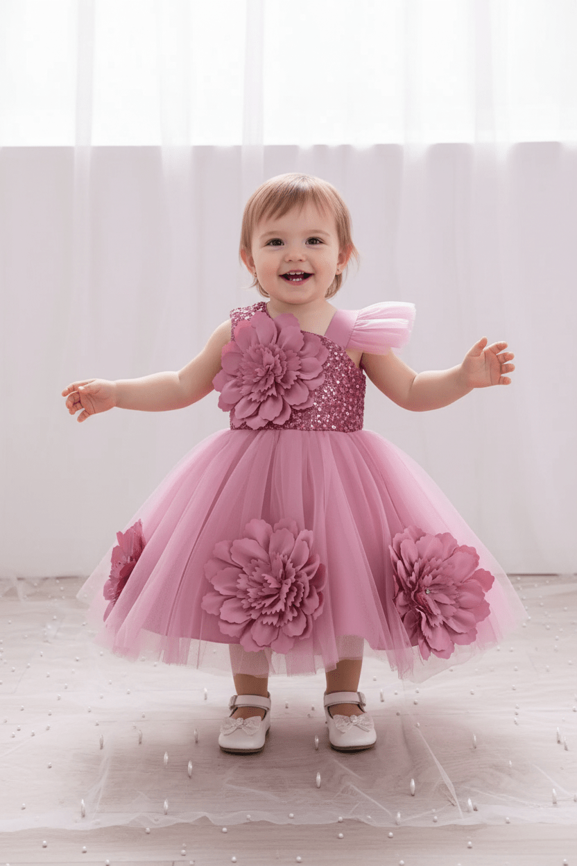 Toddler & Little Girls Birthday & Party Butterfly Dress - Pendo Store