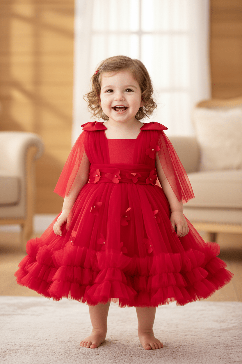 Toddler & Little Girls Birthday & Party Butterfly Dress - Pendo Store