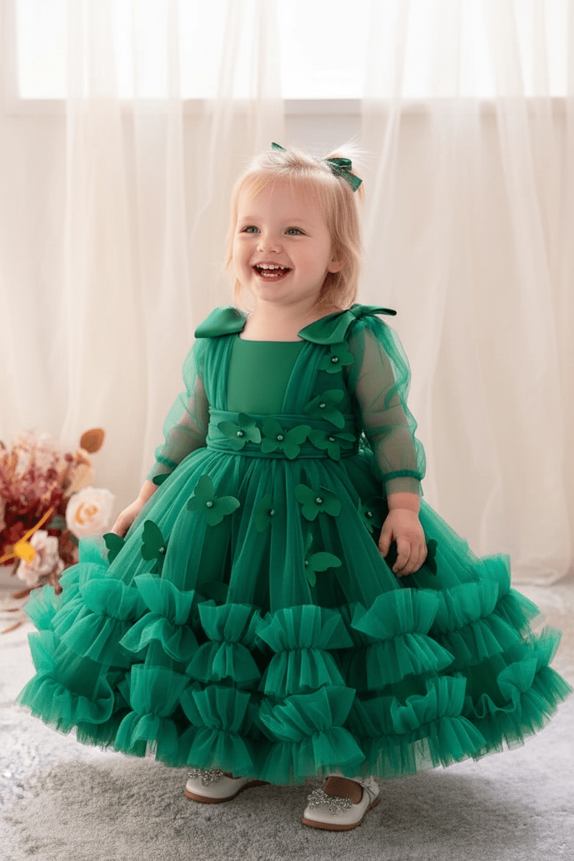Toddler & Little Girls Birthday & Party Butterfly Dress - Pendo Store