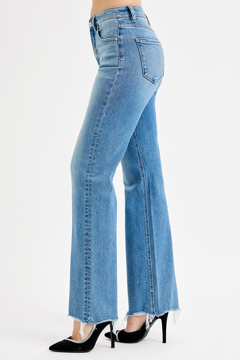 Tummy Control Wide Leg Jeans - Pendo Store