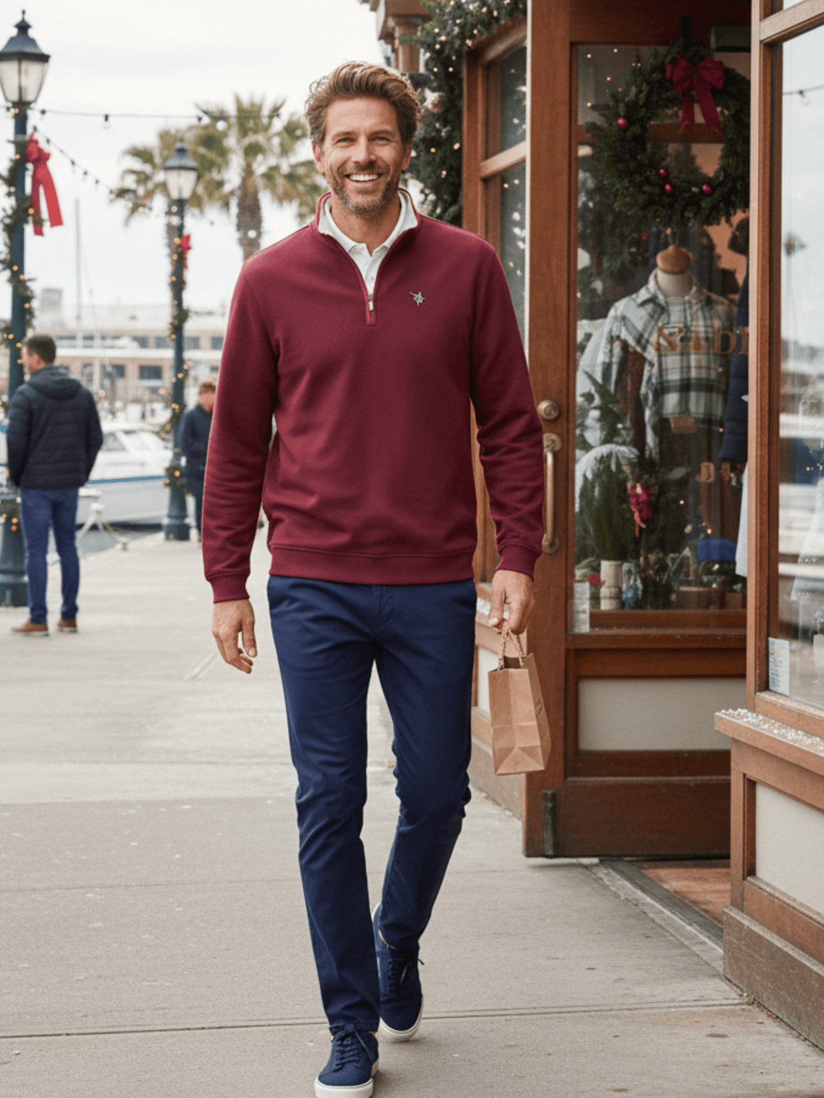 Turnberry Quarter Zip Smooth Knit - Pendo Store