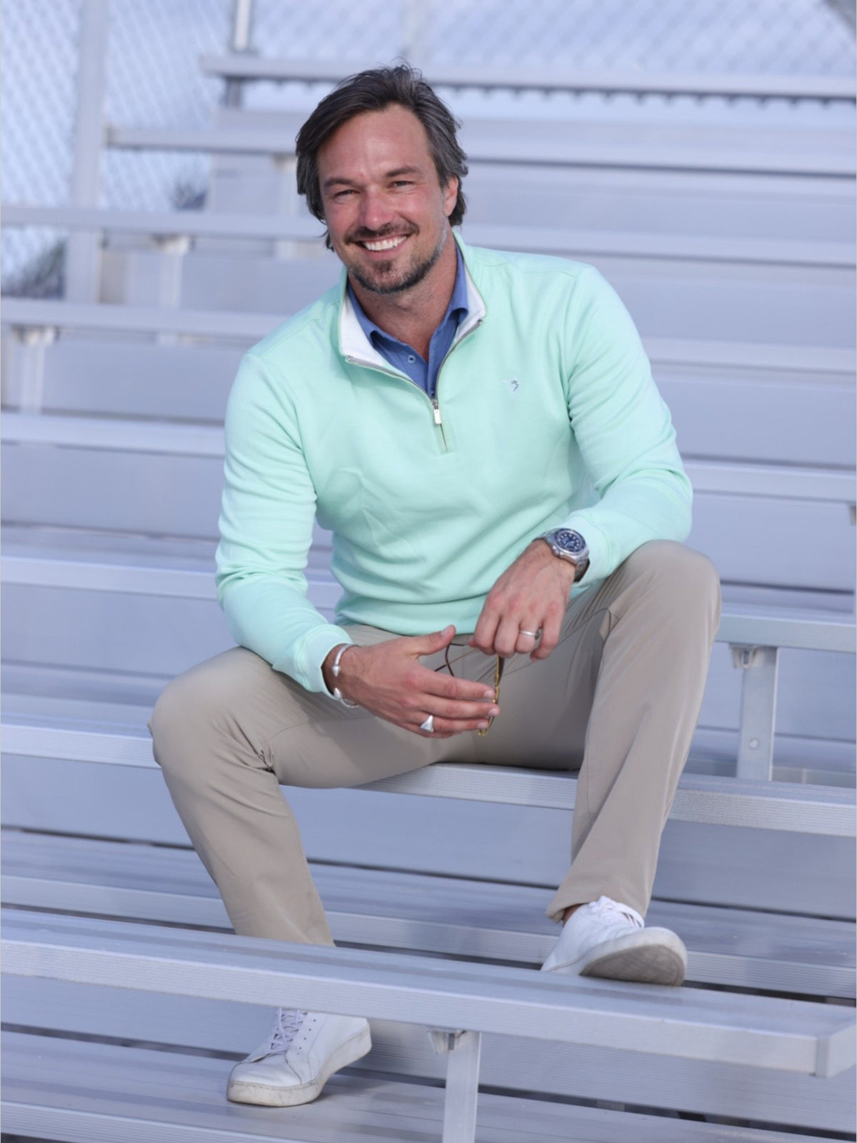 Turnberry Quarter Zip Smooth Knit - Pendo Store