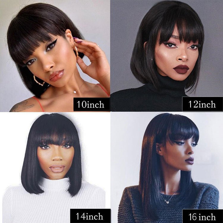 Unice Hair Full Machine Human Hair Wigs For Black Women - Pendo Store