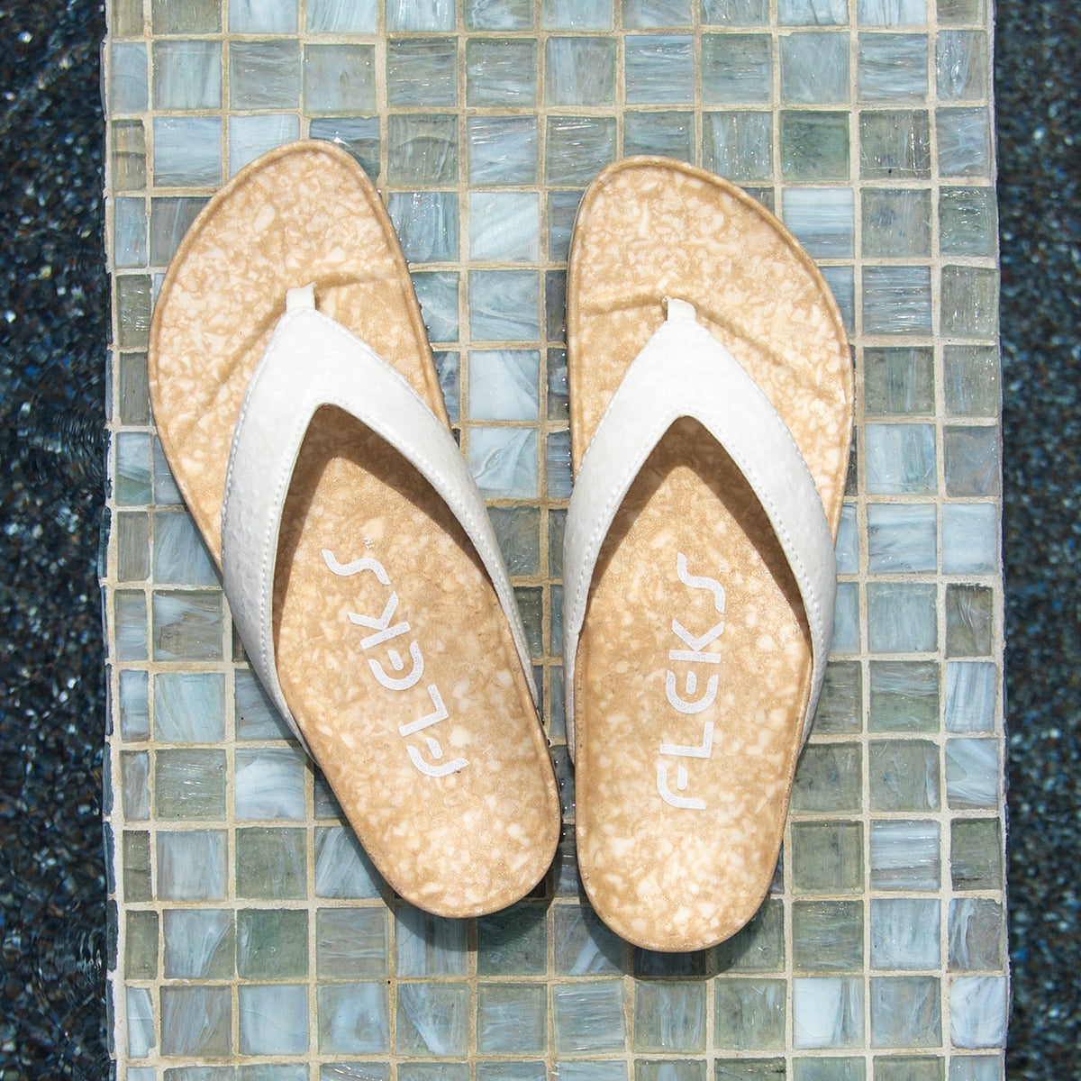 West Beach Flip Flop - Oatmeal - Pendo Store