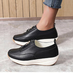 White Casual Flat Sneakers - Pendo Store