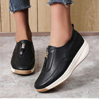 White Casual Flat Sneakers - Pendo Store