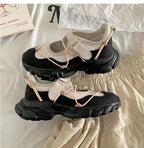 White Platform Casual Sneakers - Pendo Store