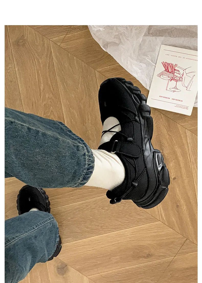 White Platform Casual Sneakers - Pendo Store