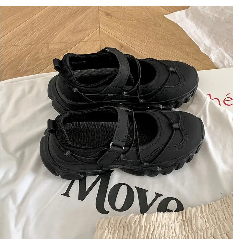 White Platform Casual Sneakers - Pendo Store