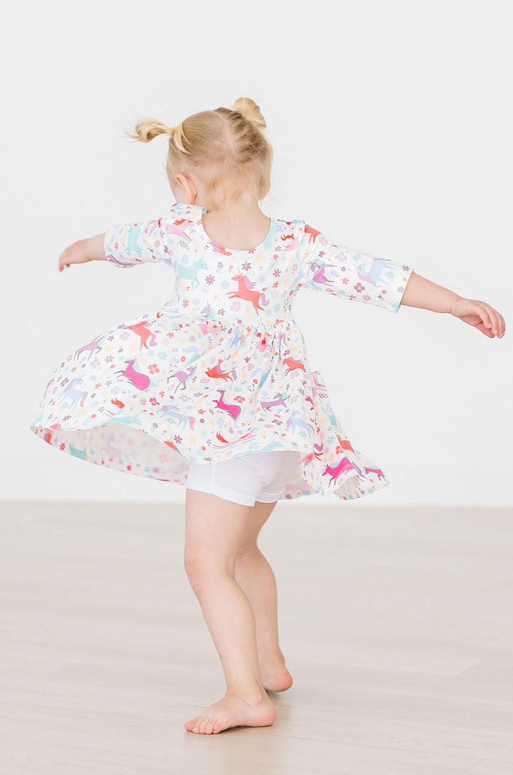 White Twirl Shorts - Pendo Store