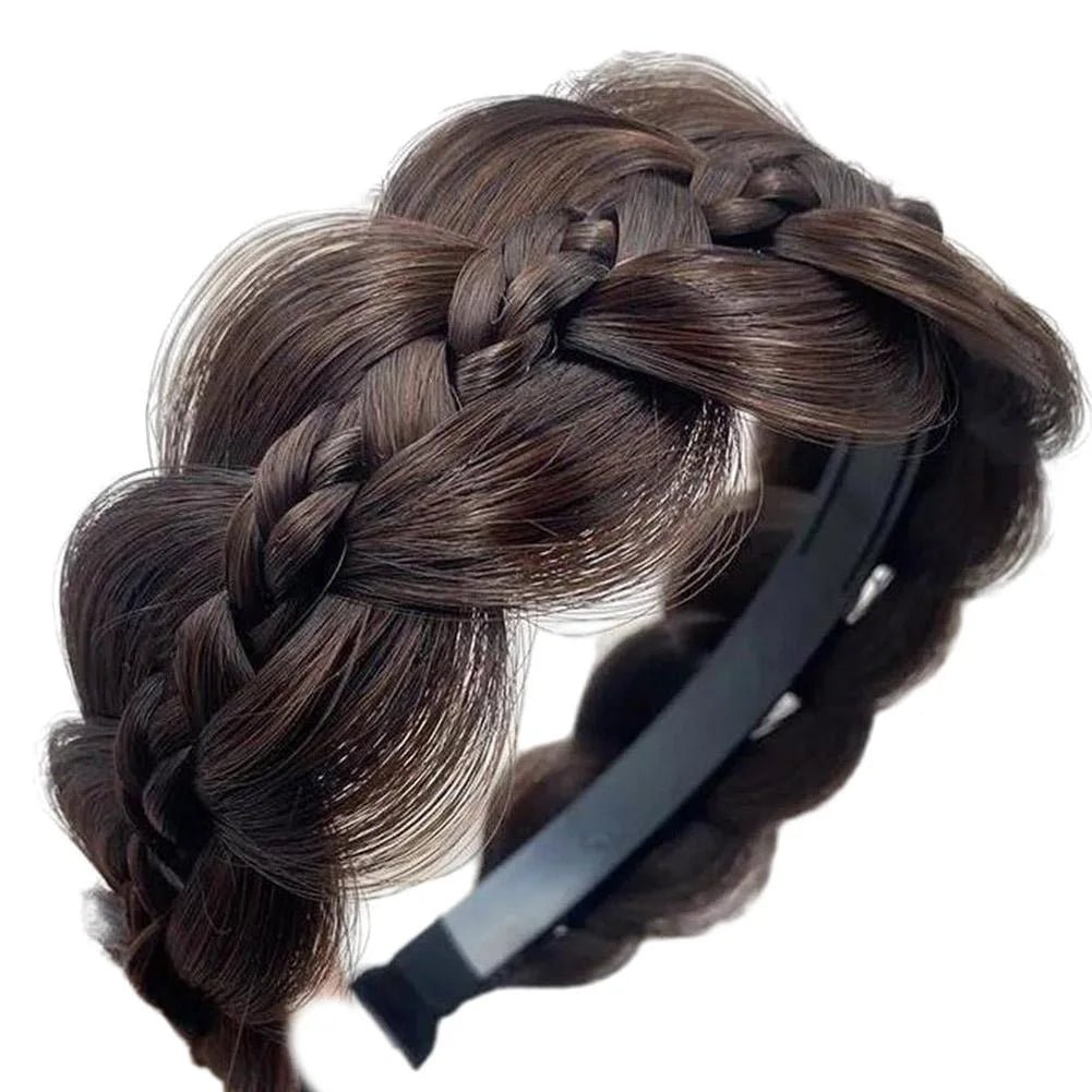 Wide Braided Retro Headband - Pendo Store