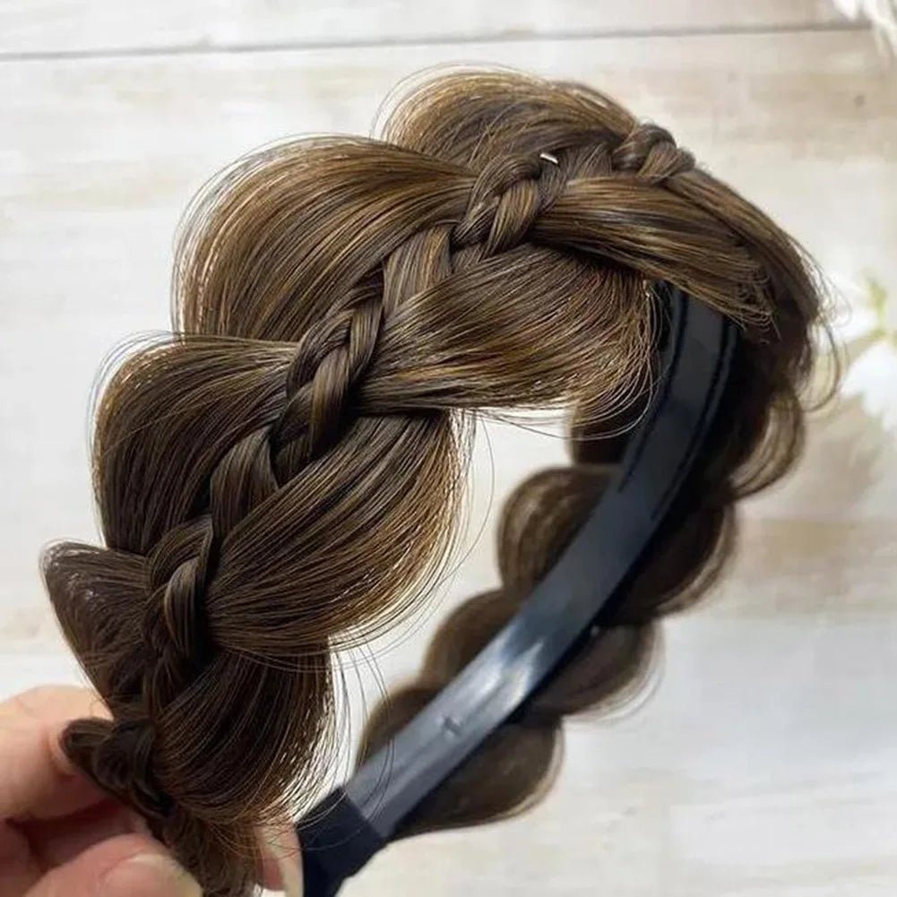 Wide Braided Retro Headband - Pendo Store
