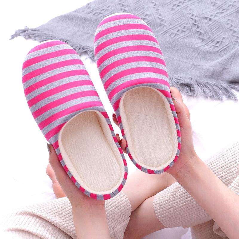 Women Winter Warm Slippers Cute Rabbit Slippers Indoor Shoes For Girls Non Slip Soft Funny Women Furry Slipper House Slippers For Women Indoor Slip On Slippers Warm Flats Shoes Soft-soled Cotton Slippers - Pendo Store