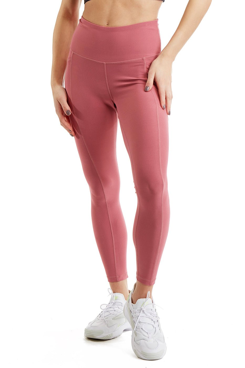 Women's 7/8 Leggings with Side Phone Pockets — Compression Double Knit - Pendo Store