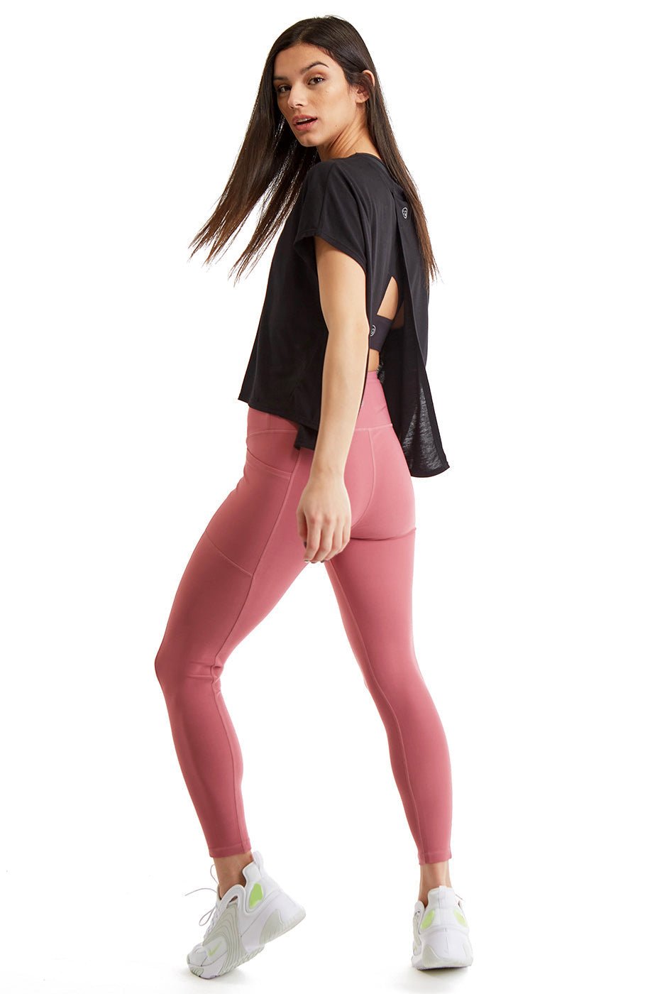 Women's 7/8 Leggings with Side Phone Pockets — Compression Double Knit - Pendo Store