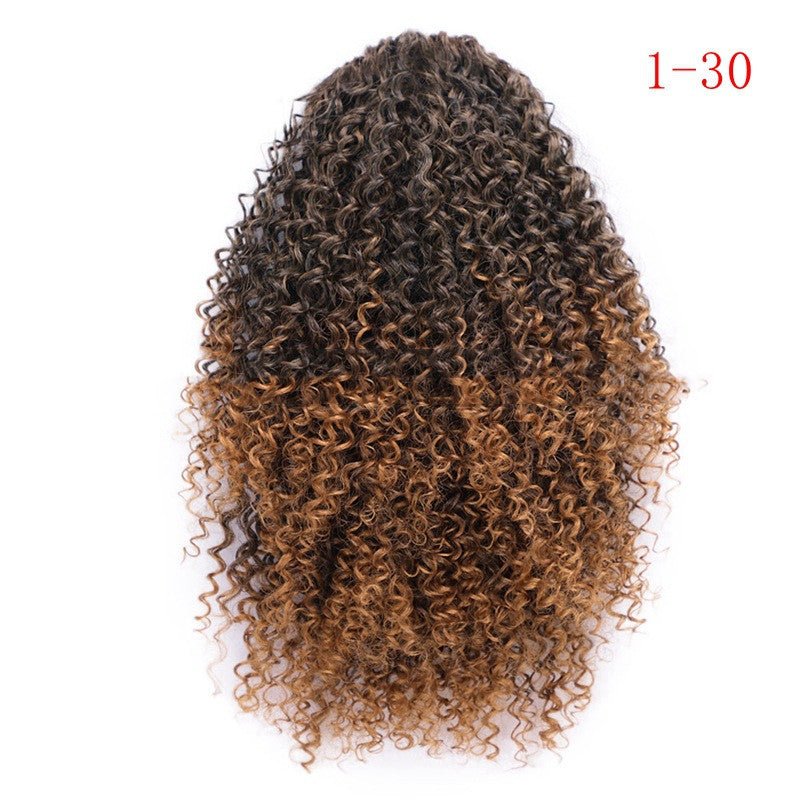 Women's African Drawstring Stretch Small Curly Wig - Pendo Store