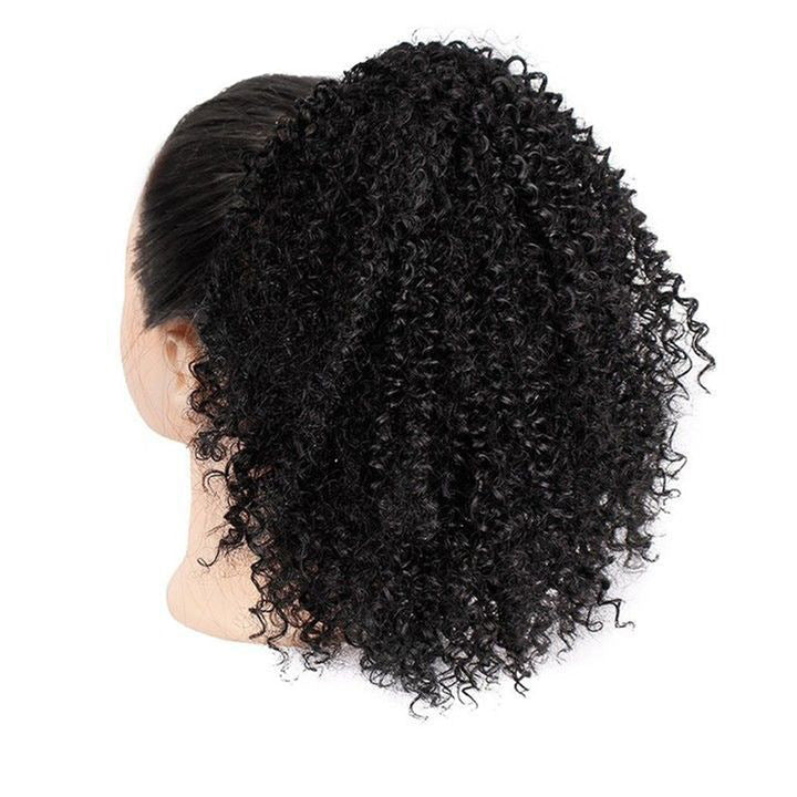 Women's African Drawstring Stretch Small Curly Wig - Pendo Store