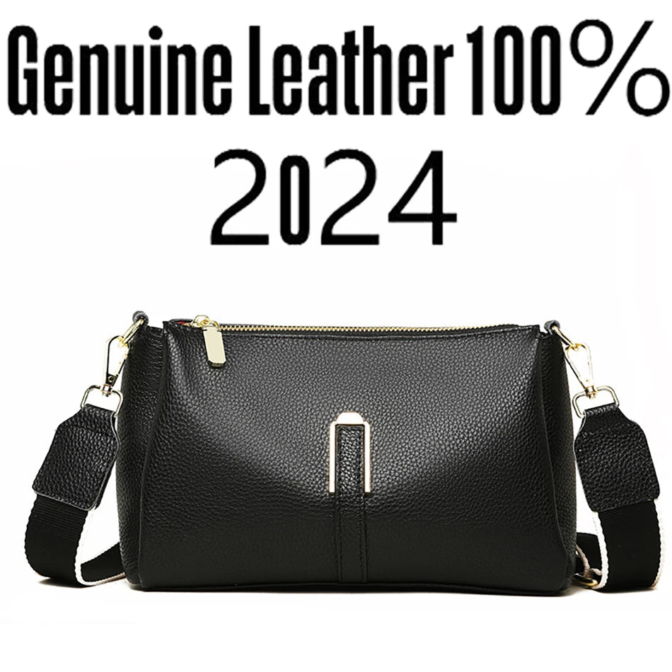 Women's Bag Handbag Fashion Female Messenger Phone Bag 2024 Luxury Cow Leather Women Shoulder Crossbody Bag - Pendo Store