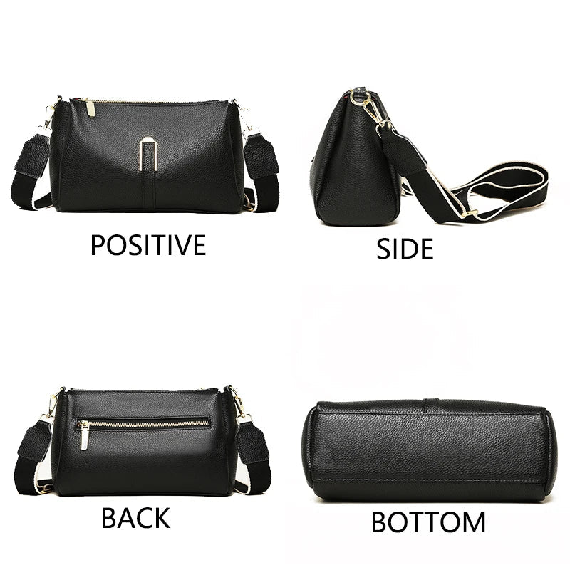 Women's Bag Handbag Fashion Female Messenger Phone Bag 2024 Luxury Cow Leather Women Shoulder Crossbody Bag - Pendo Store