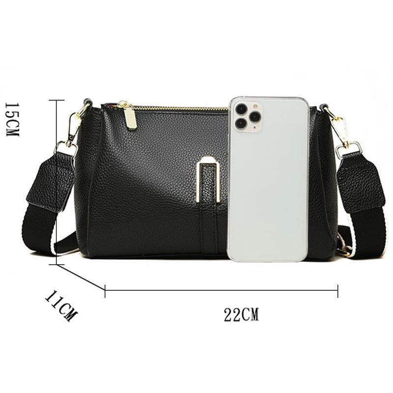 Women's Bag Handbag Fashion Female Messenger Phone Bag 2024 Luxury Cow Leather Women Shoulder Crossbody Bag - Pendo Store
