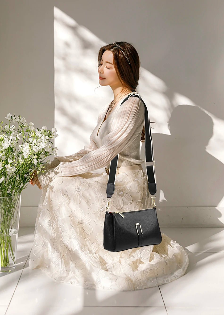Women's Bag Handbag Fashion Female Messenger Phone Bag 2024 Luxury Cow Leather Women Shoulder Crossbody Bag - Pendo Store