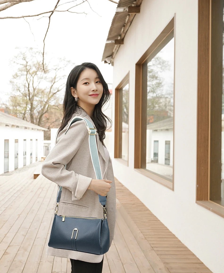 Women's Bag Handbag Fashion Female Messenger Phone Bag 2024 Luxury Cow Leather Women Shoulder Crossbody Bag - Pendo Store