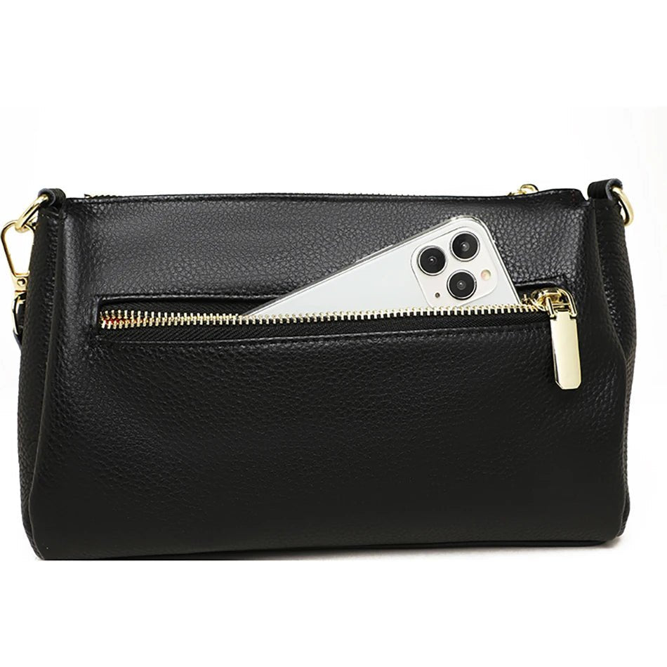 Women's Bag Handbag Fashion Female Messenger Phone Bag 2024 Luxury Cow Leather Women Shoulder Crossbody Bag - Pendo Store