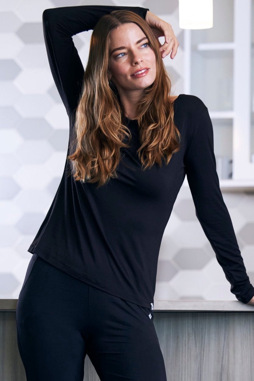 Women's Bamboo Lounge Long Sleeve T-Shirt - Pendo Store
