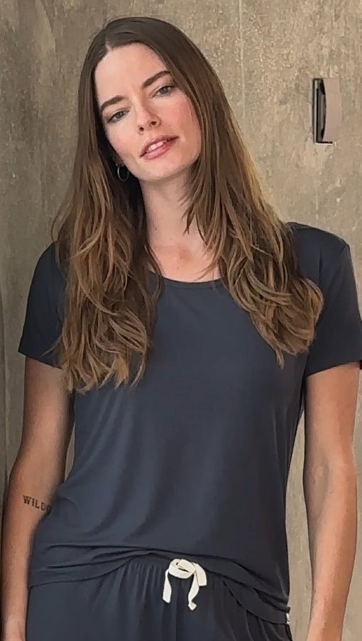 Women’s Bamboo Lounge Short Sleeve T-Shirt - Pendo Store