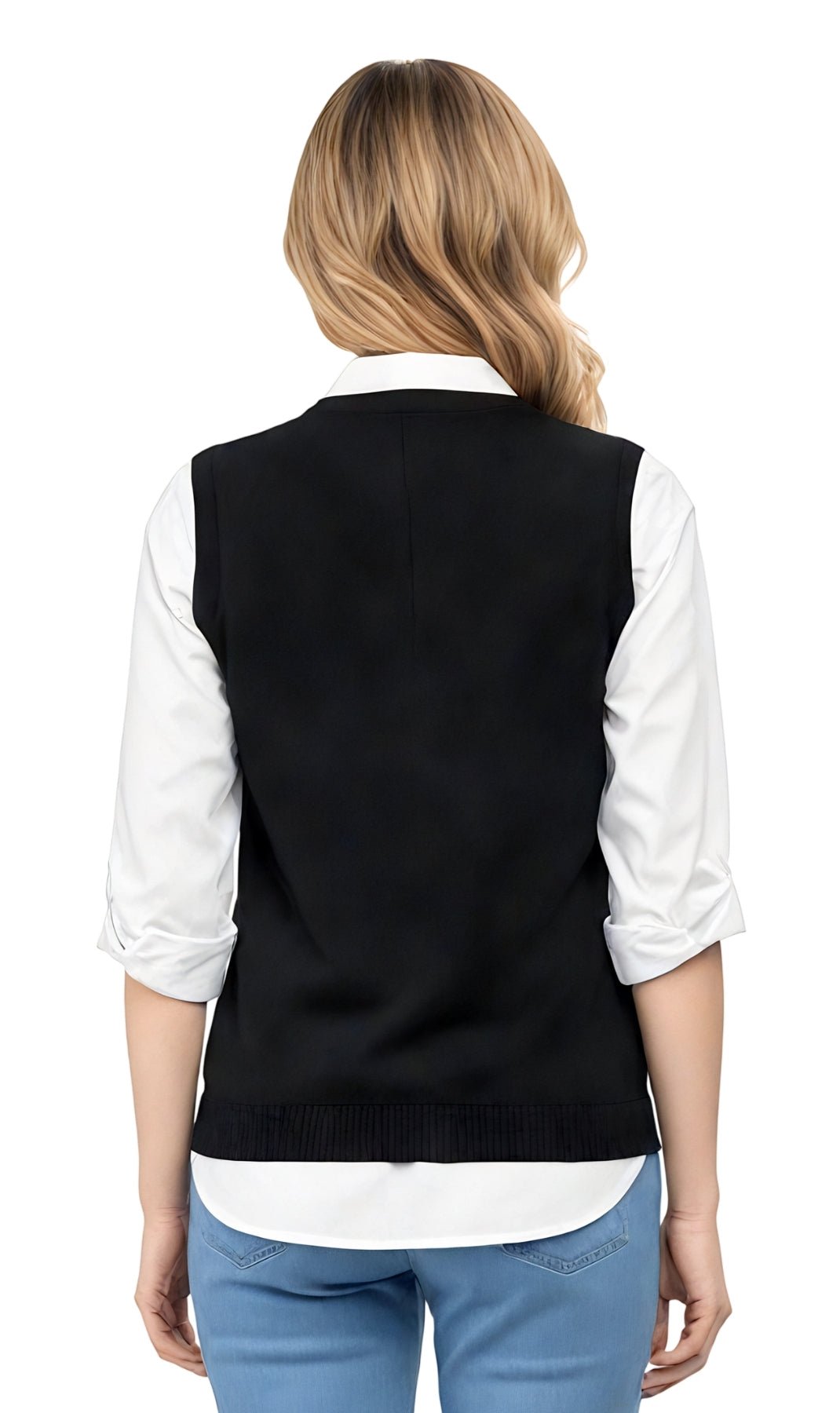 Women's Cable Knit Cardigan Sweater Vest — Button Front - Pendo Store
