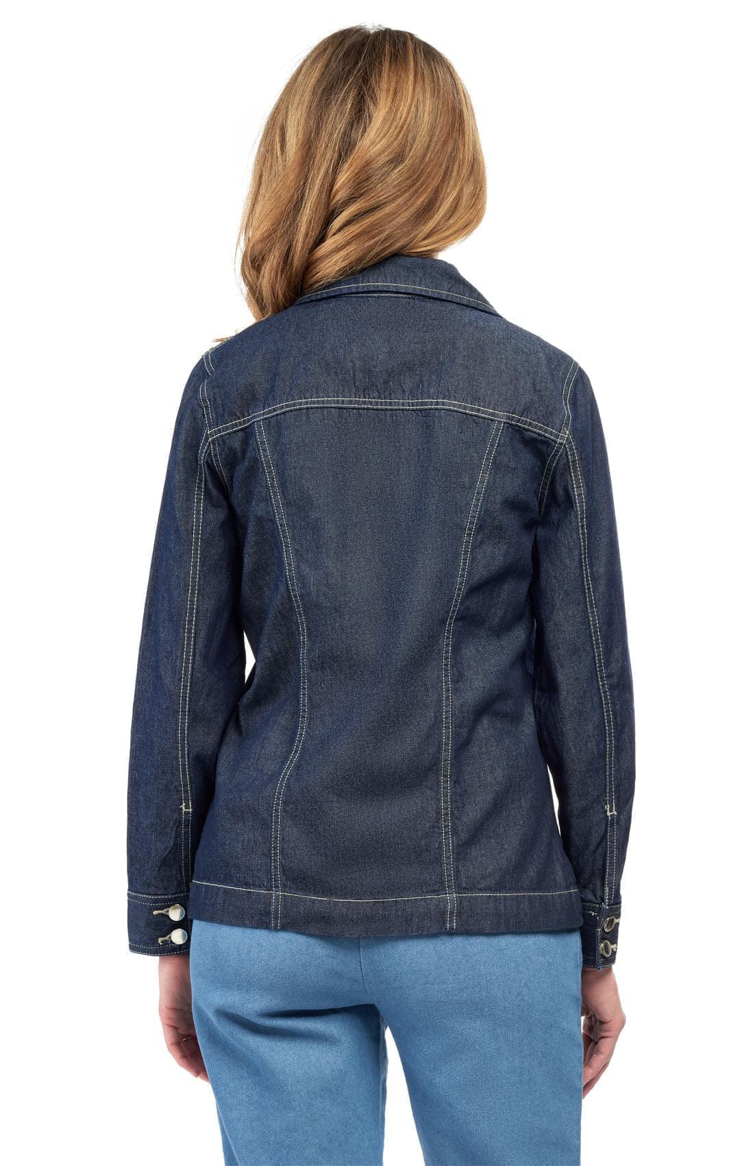Women's Classic Button Front Denim Jacket — Timeless Everyday Style - Pendo Store