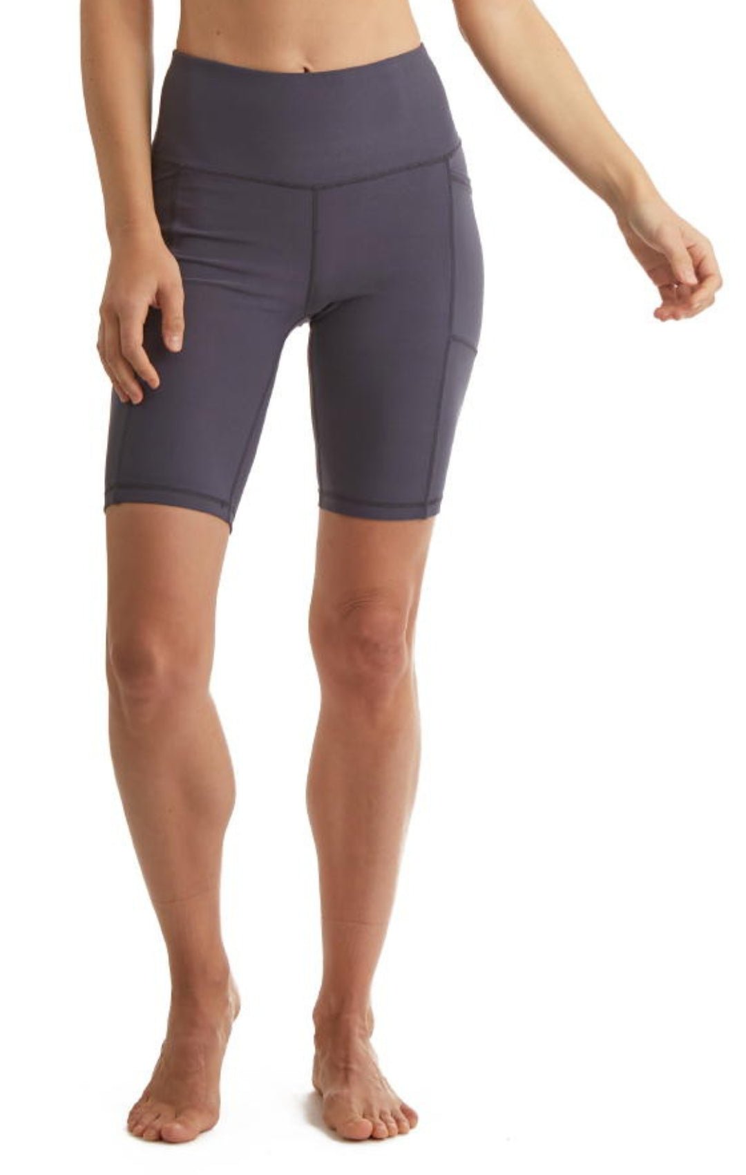 Women's Compression Cycling Shorts — Double Knit with Side Phone Pockets - Pendo Store