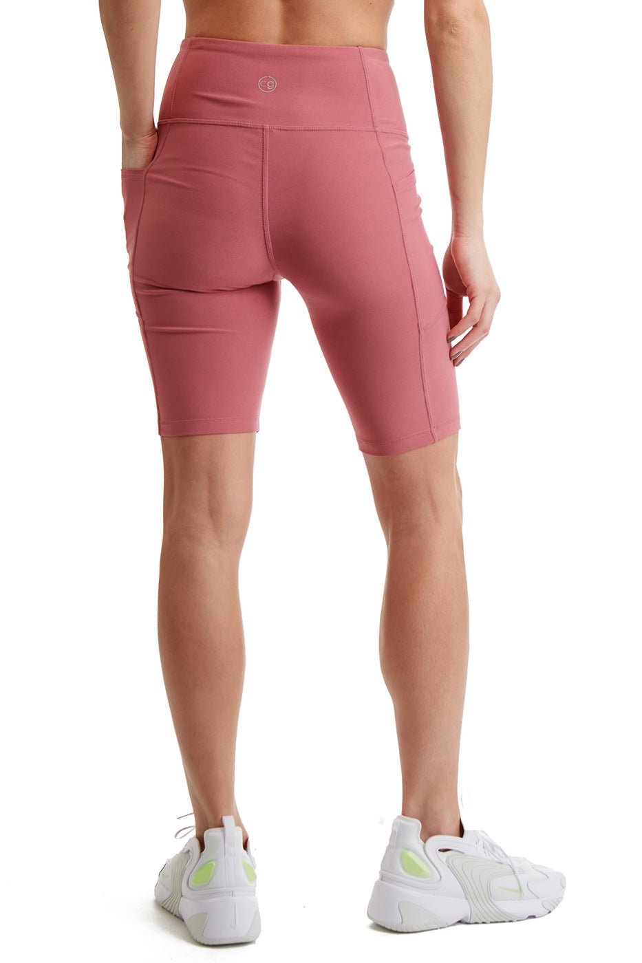 Women's Compression Cycling Shorts — Double Knit with Side Phone Pockets - Pendo Store