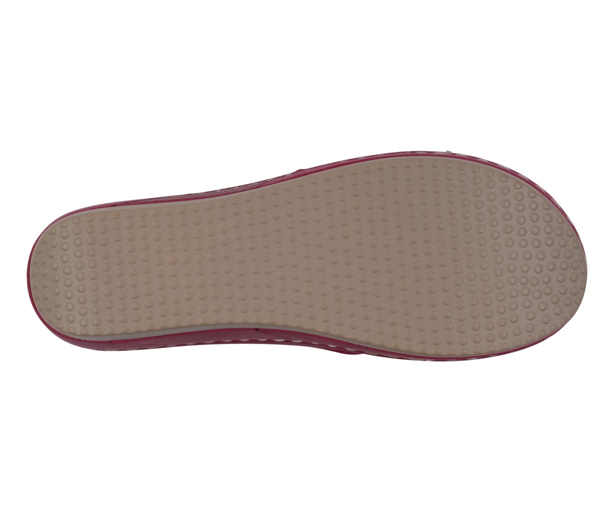 Women's Dafni Red Wedge Sandals - Pendo Store