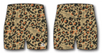Women's High-Waisted Seamless Front Compression Training Shorts | Loaded Leopard - Pendo Store