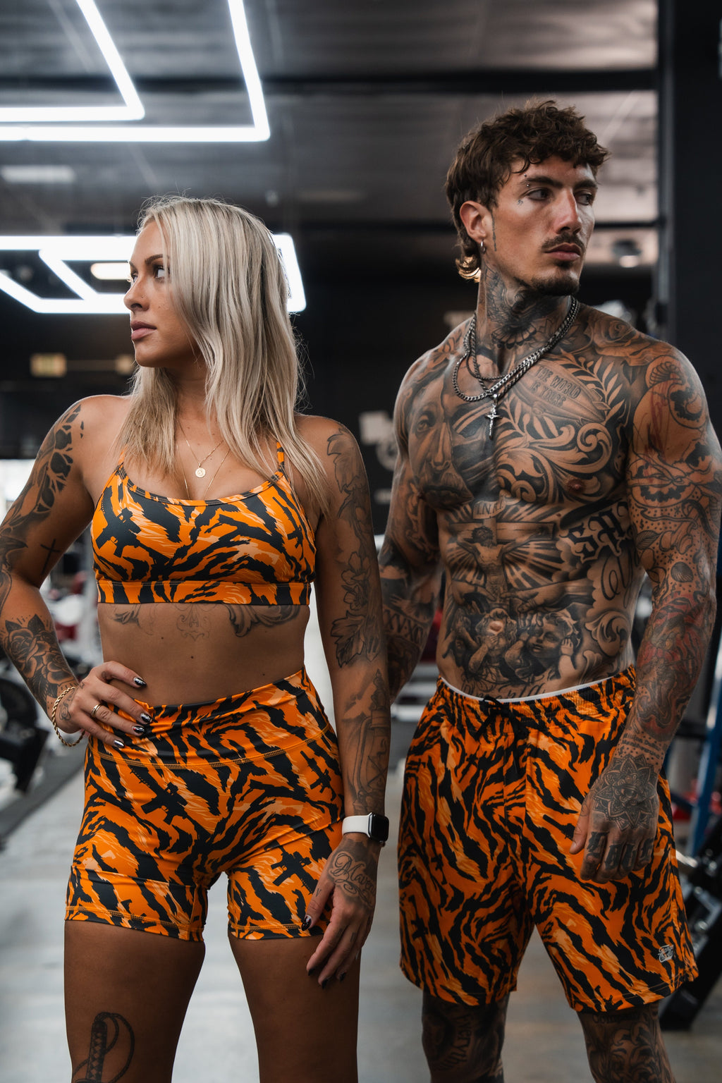 Women's High-Waisted Seamless Front Compression Training Shorts | Tiger Snipe - Pendo Store