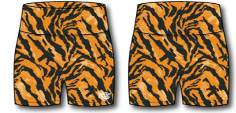 Women's High-Waisted Seamless Front Compression Training Shorts | Tiger Snipe - Pendo Store