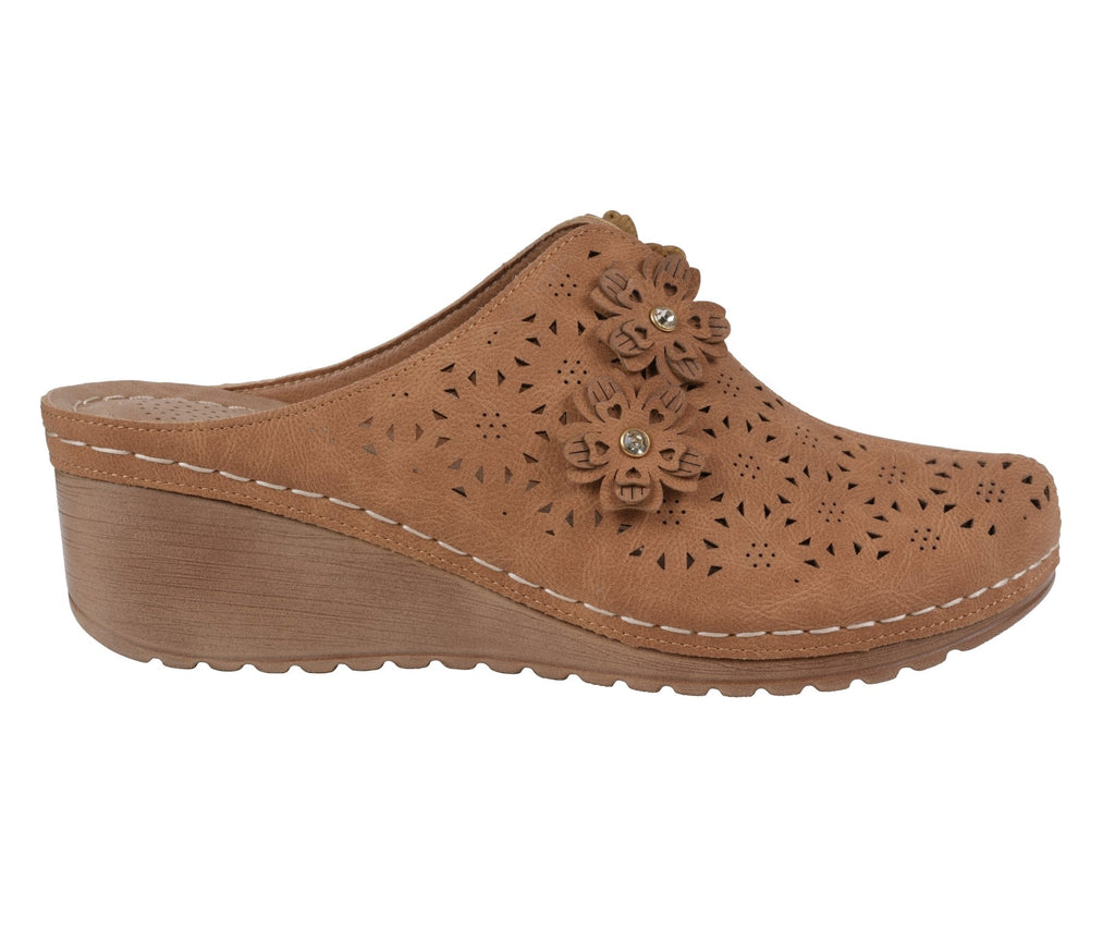 Women's Krista Brown Flat - Pendo Store